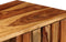 vidaXL - Tv-meubel - 118x30x40 - cm - massief - sheeshamhout