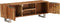 vidaXL - Tv-meubel - 118x30x40 - cm - sheeshamhout - met - honing - afwerking