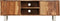 vidaXL - Tv-meubel - 118x30x40 - cm - sheeshamhout - met - honing - afwerking