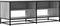 vidaXL - Tv-meubel - 120,5x40x46 - cm - bewerkt - hout - metaal - grijs - sonoma - eiken