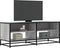vidaXL - Tv-meubel - 120,5x40x46 - cm - bewerkt - hout - metaal - grijs - sonoma - eiken