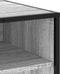 vidaXL - Tv-meubel - 120,5x40x46 - cm - bewerkt - hout - metaal - grijs - sonoma - eiken