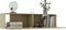 vidaXL - Tv-meubel - 120x30x30 - cm - bewerkt - hout - sonoma - eikenkleurig