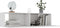vidaXL - Tv-meubel - 120x30x30 - cm - bewerkt - hout - wit