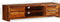 vidaXL - TV-meubel - 120x30x30 - cm - massief - sheeshamhout
