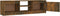 vidaXL - Tv-meubel - 120x30x35,5 - cm - bewerkt - hout - gerookt - eikenkleurig