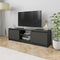 vidaXL - Tv-meubel - 120x30x35,5 - cm - bewerkt - hout - grijs