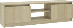 vidaXL - Tv-meubel - 120x30x35,5 - cm - bewerkt - hout - sonoma - eikenkleurig