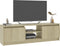 vidaXL - Tv-meubel - 120x30x35,5 - cm - bewerkt - hout - sonoma - eikenkleurig