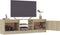 vidaXL - Tv-meubel - 120x30x35,5 - cm - bewerkt - hout - sonoma - eikenkleurig
