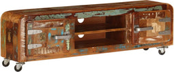 vidaXL - Tv-meubel - 120x30x36 - cm - massief - gerecycled - hout