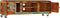vidaXL - Tv-meubel - 120x30x36 - cm - massief - gerecycled - hout