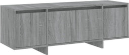 vidaXL - Tv-meubel - 120x30x40,5 - cm - bewerkt - hout - grijs - sonoma - eikenkleurig