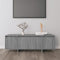 vidaXL - Tv-meubel - 120x30x40,5 - cm - bewerkt - hout - grijs - sonoma - eikenkleurig