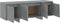 vidaXL - Tv-meubel - 120x30x40,5 - cm - bewerkt - hout - grijs - sonoma - eikenkleurig