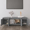 vidaXL - Tv-meubel - 120x30x40,5 - cm - bewerkt - hout - grijs - sonoma - eikenkleurig