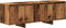 vidaXL - Tv-meubel - 120x30x40,5 - cm - bewerkt - hout - oud - houtkleurig