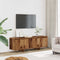 vidaXL - Tv-meubel - 120x30x40,5 - cm - bewerkt - hout - oud - houtkleurig