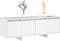 vidaXL - Tv-meubel - 120x30x40,5 - cm - bewerkt - hout - wit