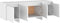 vidaXL - Tv-meubel - 120x30x40,5 - cm - bewerkt - hout - wit