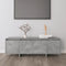 vidaXL - Tv-meubel - 120x30x40,5 - cm - spaanplaat - betongrijs