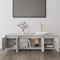 vidaXL - Tv-meubel - 120x30x40,5 - cm - spaanplaat - betongrijs