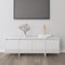 vidaXL - Tv-meubel - 120x30x40,5 - cm - spaanplaat - hoogglans - wit