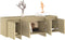vidaXL - Tv-meubel - 120x30x40,5 - cm - spaanplaat - sonoma - eikenkleurig
