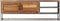 vidaXL - Tv-meubel - 120x30x40 - cm - gerecycled - teakhout - en - staal