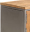 vidaXL - Tv-meubel - 120x30x40 - cm - gerecycled - teakhout - en - staal