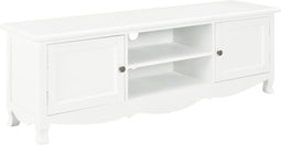 vidaXL - Tv-meubel - 120x30x40 - cm - hout - wit