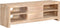 vidaXL - Tv-meubel - 120x30x40 - cm - massief - acaciahout - lichtbruin