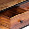 vidaXL - Tv-meubel - 120x30x40 - cm - massief - gerecycled - hout - en - staal