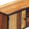 vidaXL - Tv-meubel - 120x30x40 - cm - massief - gerecycled - hout - en - staal