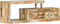 vidaXL - Tv-meubel - 120x30x40 - cm - massief - gerecycled - hout