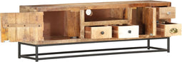 vidaXL - Tv-meubel - 120x30x40 - cm - massief - gerecycled - hout