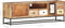 vidaXL - Tv-meubel - 120x30x40 - cm - massief - gerecycled - hout