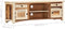 vidaXL - Tv-meubel - 120x30x40 - cm - massief - gerecycled - hout