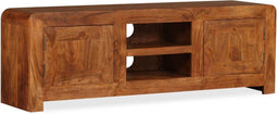 vidaXL - Tv-meubel - 120x30x40 - cm - massief - hout - met - honingafwerking