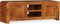 vidaXL - Tv-meubel - 120x30x40 - cm - massief - hout - met - honingafwerking