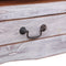vidaXL - Tv-meubel - 120x30x40 - cm - massief - mahoniehout - wit