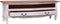 vidaXL - Tv-meubel - 120x30x40 - cm - massief - mahoniehout - wit