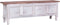 vidaXL - Tv-meubel - 120x30x40 - cm - massief - mahoniehout - wit