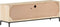 vidaXL - Tv-meubel - 120x30x40 - cm - massief - mangohout - en - natuurlijk - riet