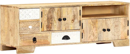 vidaXL - Tv-meubel - 120x30x40 - cm - massief - mangohout