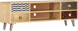 vidaXL - Tv-meubel - 120x30x40 - cm - massief - mangohout