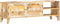 vidaXL - Tv-meubel - 120x30x40 - cm - massief - mangohout