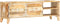 vidaXL - Tv-meubel - 120x30x40 - cm - massief - mangohout