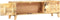 vidaXL - Tv-meubel - 120x30x40 - cm - massief - mangohout