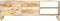 vidaXL - Tv-meubel - 120x30x40 - cm - massief - mangohout